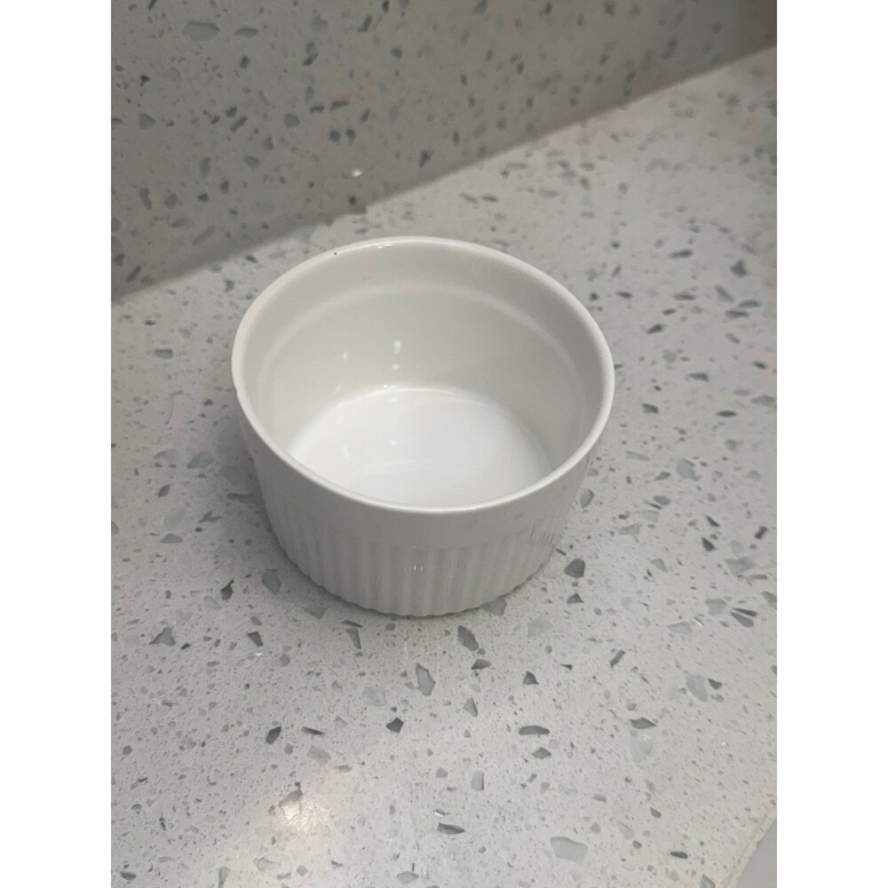 White Ramekin Bowl - Picture 2 of 4